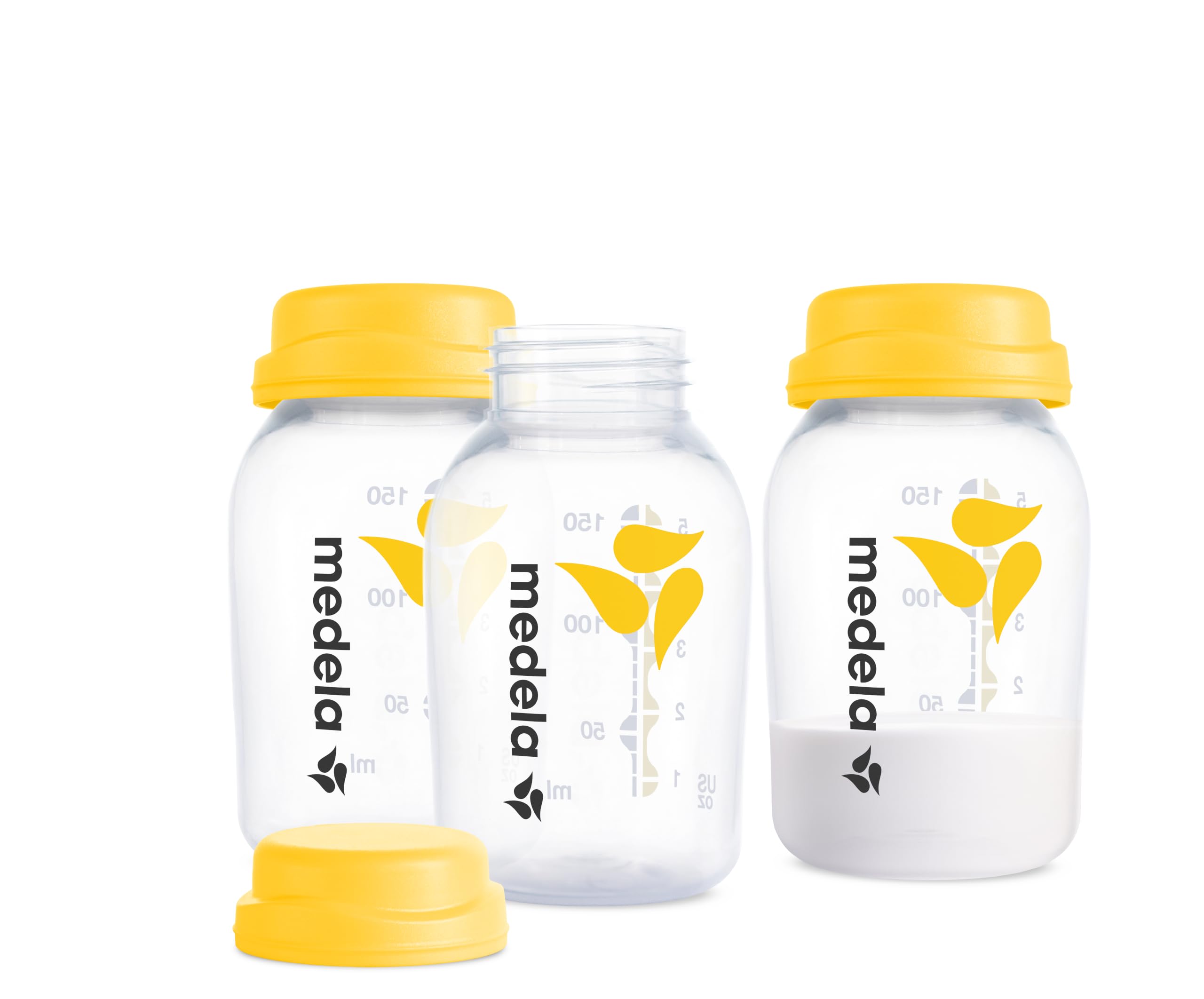 Medela Breast Milk Storage Bottles - BPA-Free - Pack of 3 x 150 ml