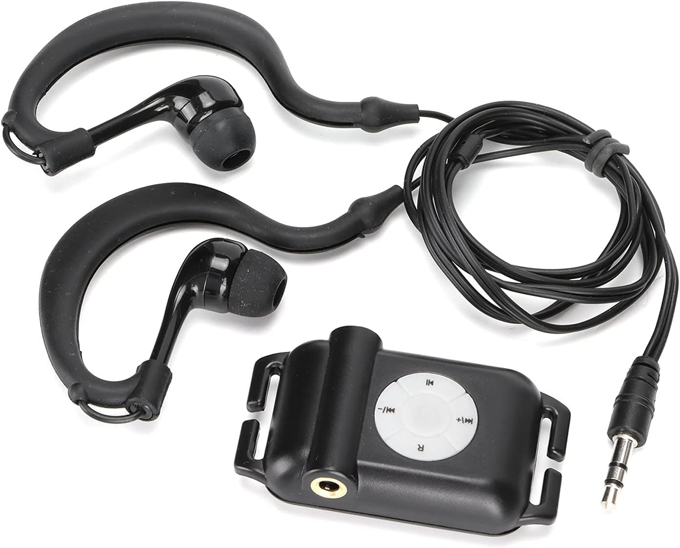 Goshyda Reproductor MP3 impermeable IPx8, sonido de alta fidelidad de 4 GB, con auriculares subacuáticos, reproductor de MP3 para nadador, para