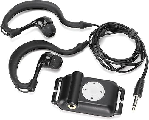 Goshyda Reproductor MP3 impermeable IPx8, sonido de alta fidelidad de 4 GB, con auriculares subacuáticos, reproductor de MP3 para nadador, para