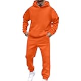 Mens Sweatsuit 2 Piece Set Pullover Hoodies and Sweatpants Sets Fleece Casual Suits Running Sportswear Sweat Suits Outfits