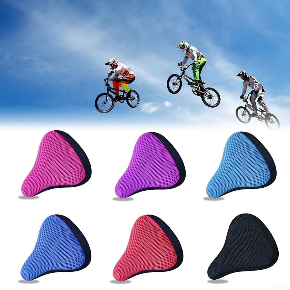 Coprisella per bicicletta spesso e traspirante, per un'esperienza di comfort durante ogni corsa (blu scuro)