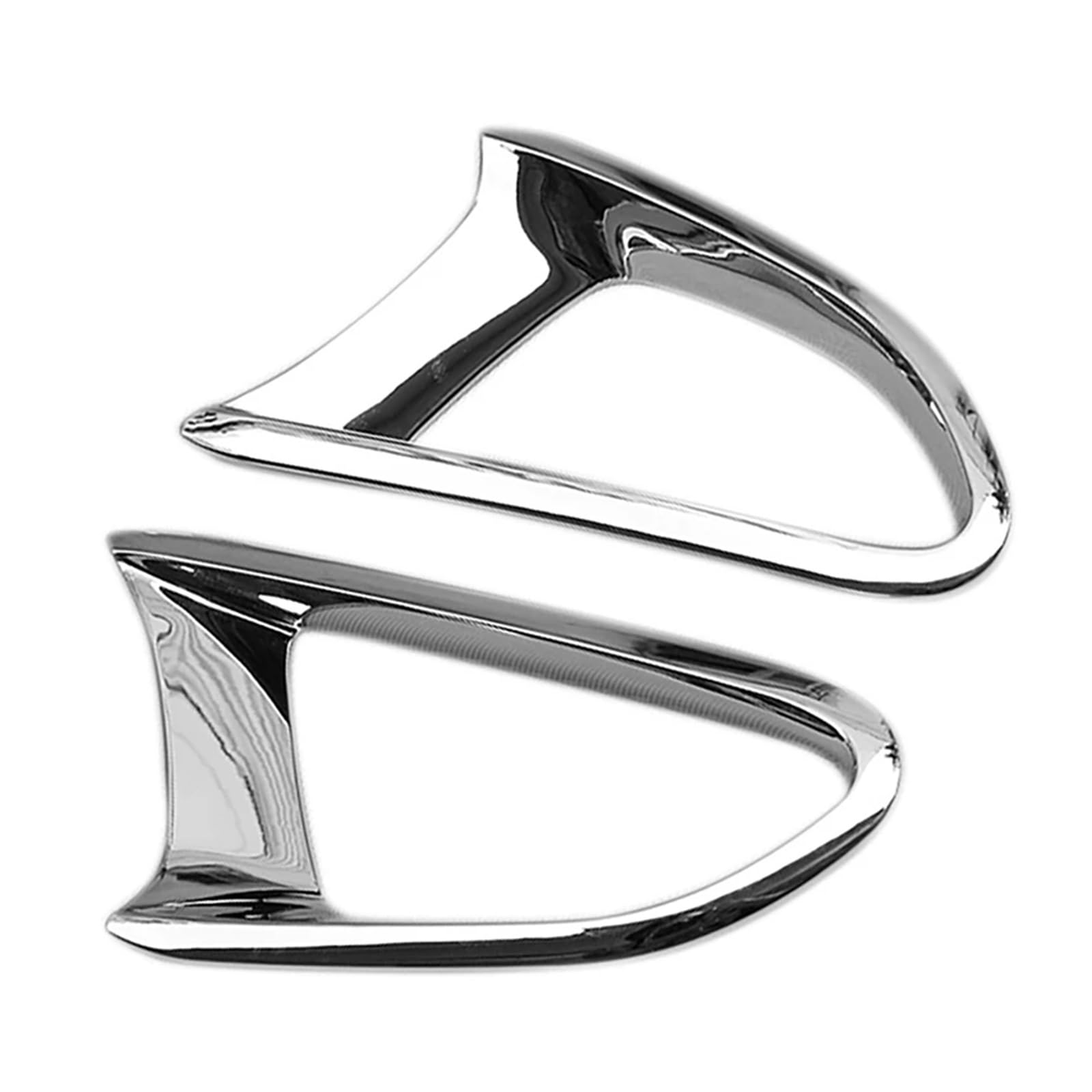 Rear Bumper Fog Light Lamp Cover Trim, Fit For Mazda, 2 Demio DJ Hatchback 2015-2019 ABS Chrome Frame Osłona tylnego światła