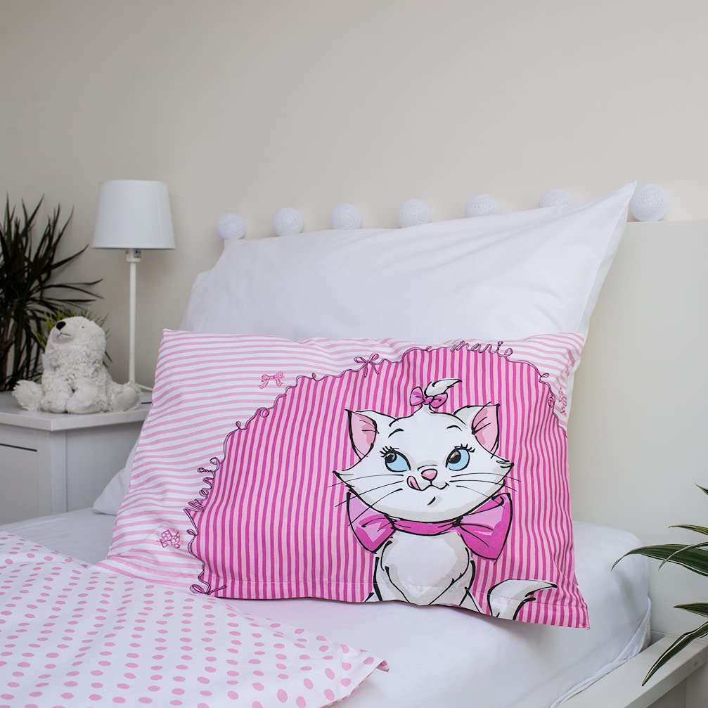 Disney Aristocats Marie The Cat Bed Linen Set 100% cotone 100 x 135 cm