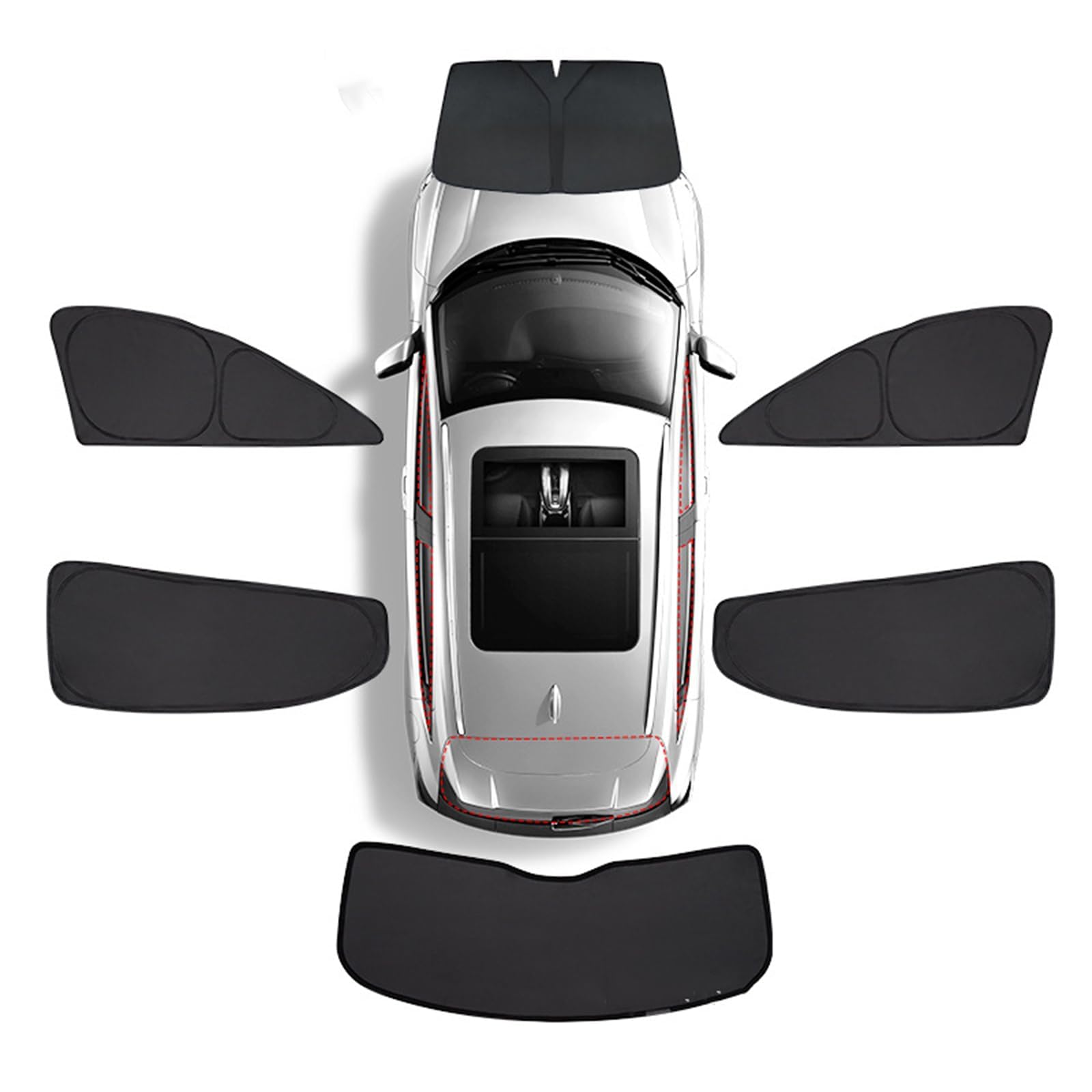 GQCUHMEMY Car Window Shade, for Infiniti QX50 2018+ Durable Side Window Sunshades Blocks UV & Sun Glare Anti-Sun Glare Heat Reduction,B