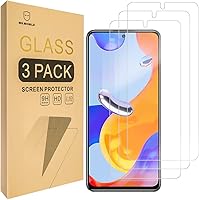 Vista 1 de Mr.Shield [3 unidades diseñadas para Xiaomi Redmi Note 11 Pro 5G+4G / Redmi Note 11 Pro + / Redmi Note 11 Pro Plus [vidrio templado]