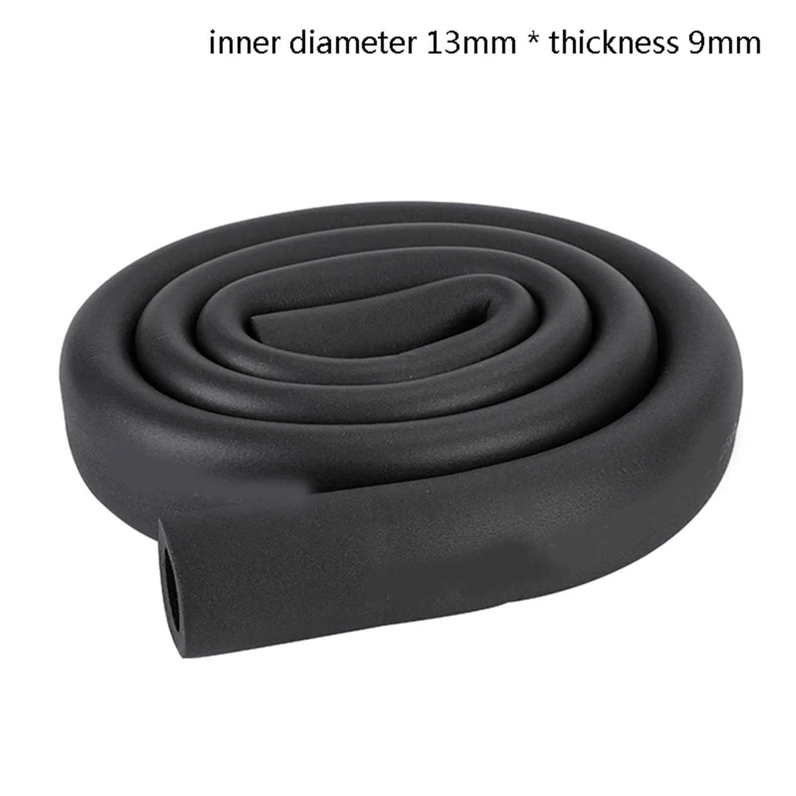 Aislante Tubo Aire Acondicionado Tubo de Goma Espuma de Esponja de Tubo de Aislamiento térmico PPR de 1,8 M for Tubos Exteriores de Aire Acondicionado a Prueba de Agua(ID13MMxthickness9MM)