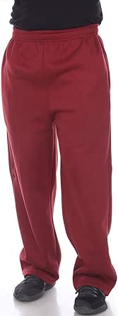 VICTORIOUS Pantalones Deportivos De Forro Polar Pesado Para Hombre, Blanco, XX-Large