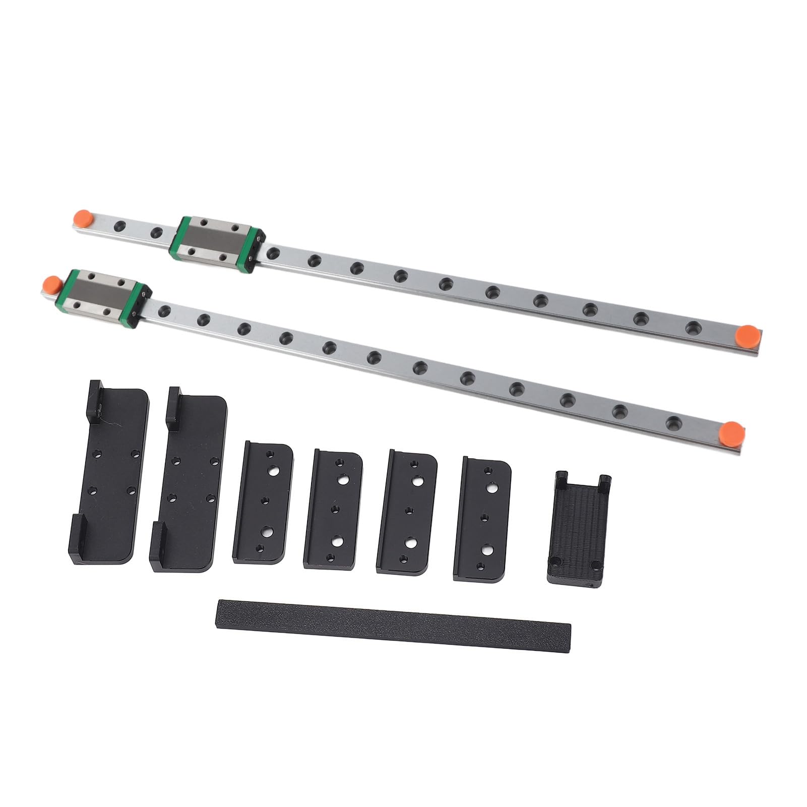 Kit de Rail de Guidage Linéaire Coulissant pour Ender 3, Pro V2, S1 Pro, Rail en Acier chromé à Haute Teneur en Carbone amélioré avec Bloc Coulissant pour 3, 4