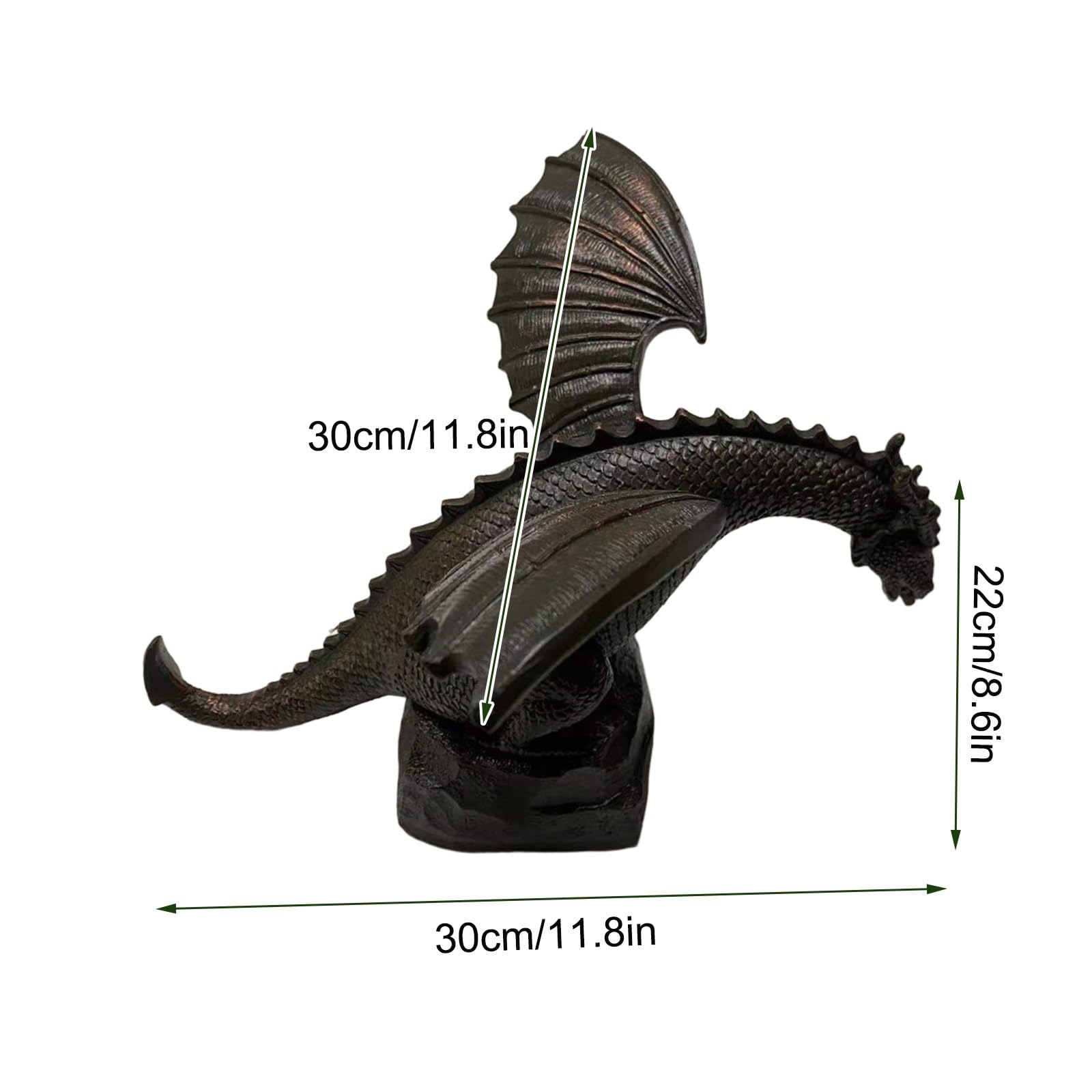 Résine Naturelle Ornements de Fontaine d'eau Statue Rétro pour Aquarium Bassin Jardin
