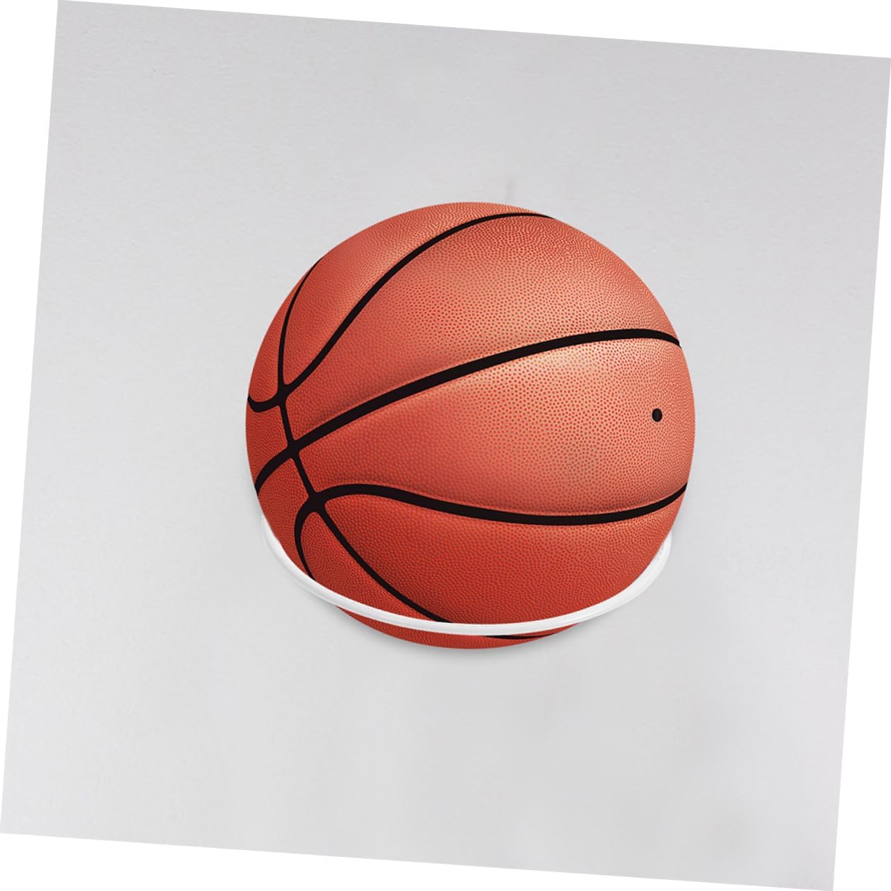 BESPORTBLE Wall Mounted Basketball Stand Plat Holder Poster Ball Rack Stickers Display Bin Room Basketballs Hoops