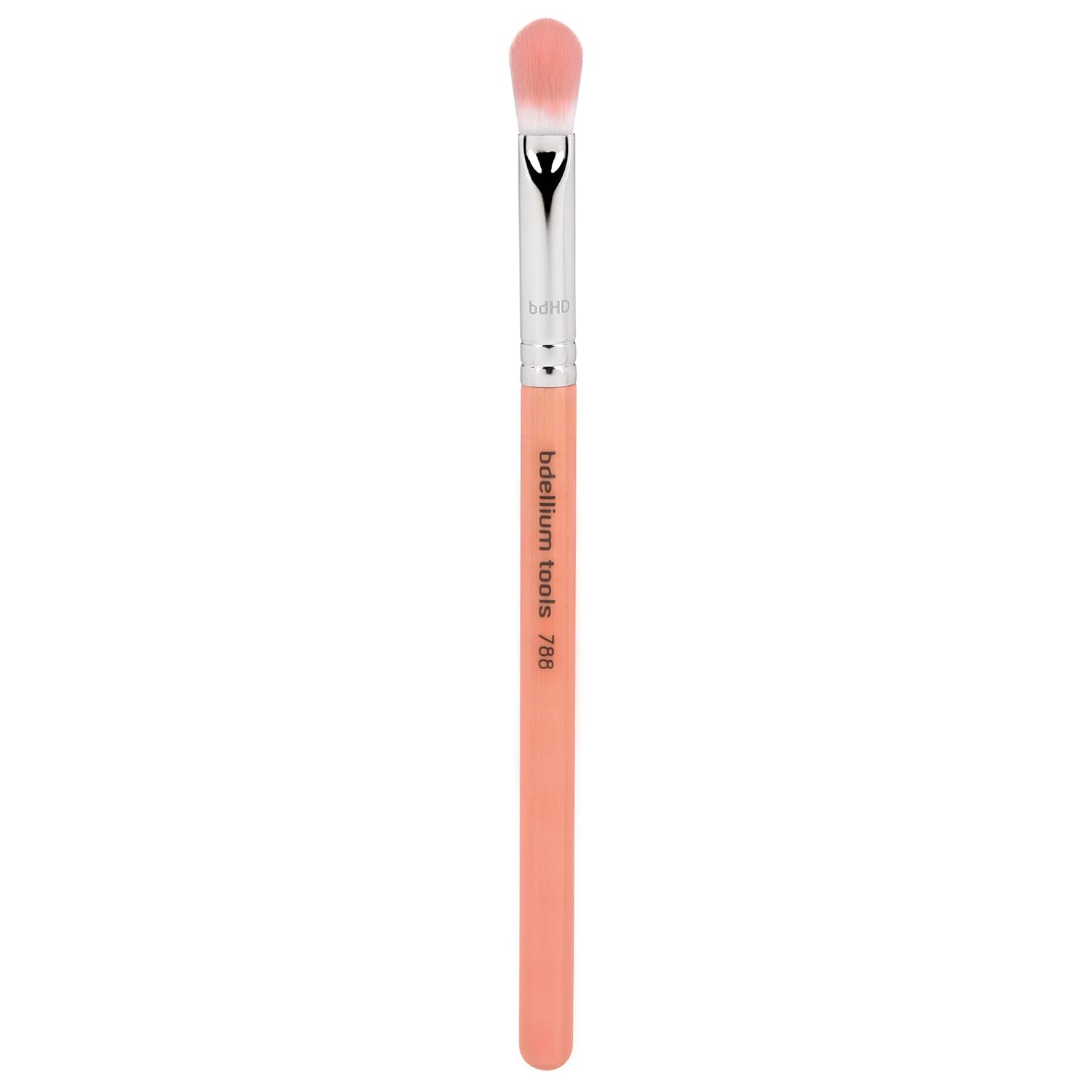 Bdellium Tools Professional Makeup Brush - Pink Bambu Series 788 BDHD Phase III Blending/Concealing - With Mix of Soft Synthetic & Natural Fibers, For Blend & Soften (Pink, 1pc)