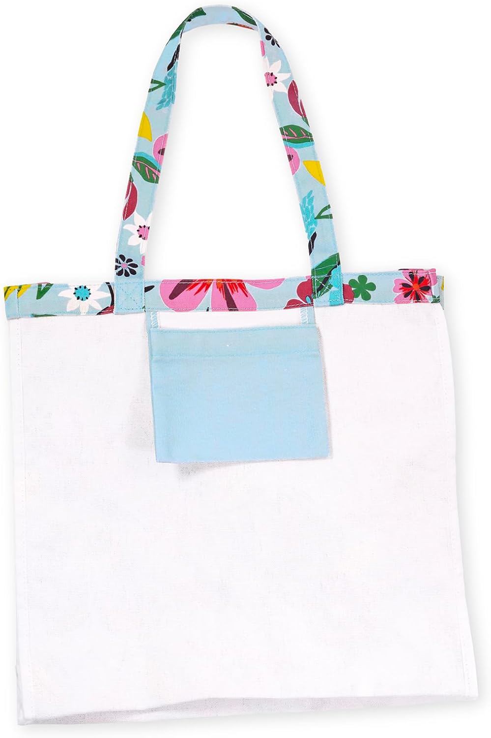 kate spade new york Canvas Tote Bag for Women, Cute Tote Bag for Work or Teacher, Canvas Beach Bag, Book Tote with Pocket