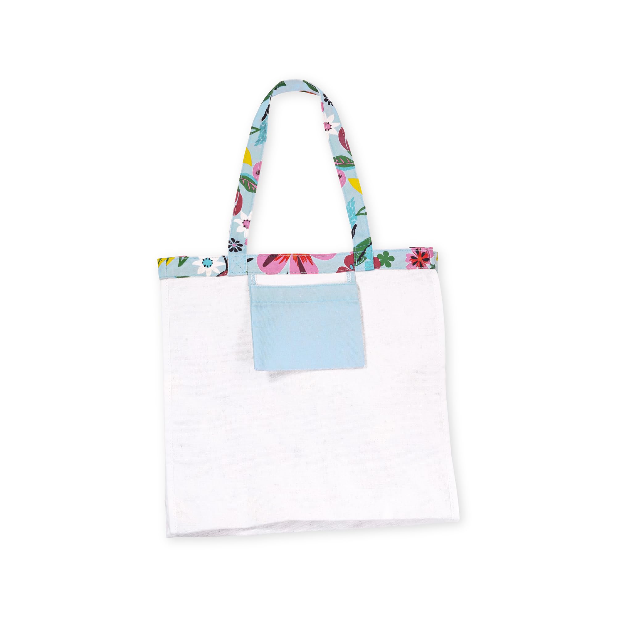 kate spade new york Bonita bolsa de lona para mujer, bolsa de playa de lona, bolsa de libro con bolsillo, diseño floral de safari, Safari Floral, S, Bolso