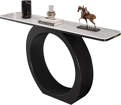 Entry Console Table Narrow Behind Couch Sofa Table for Living Room Foyer Hallway Entryway OfficeWhite,160cm/63in