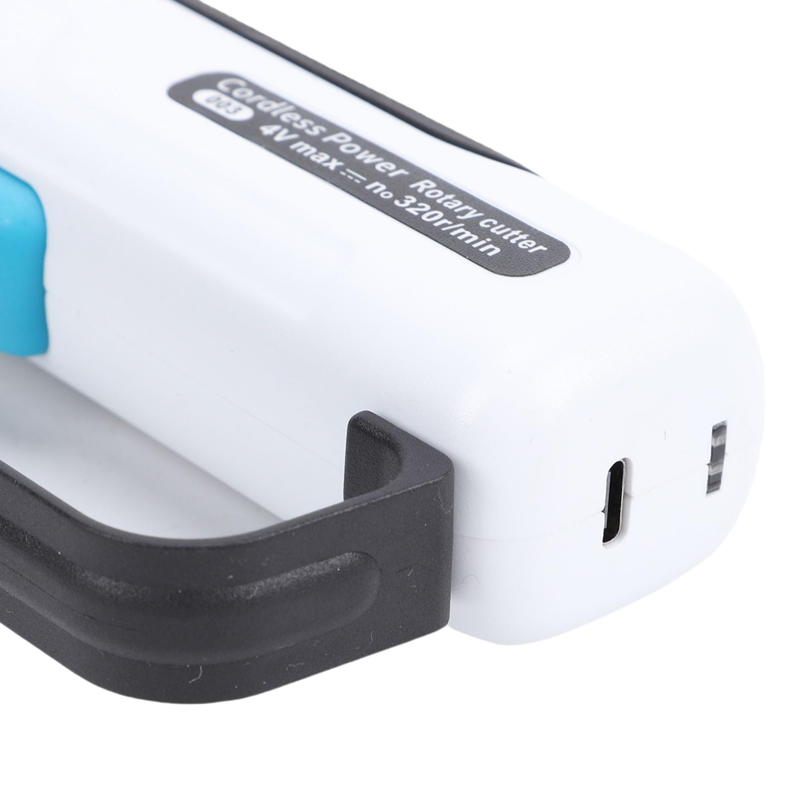 Eujgoov Forbici Elettriche Senza Fili, Taglierina per Tessuti Resistente Ricaricabile con Luce LED e Blocco di Sicurezza, per Lavori Artigianali in Cartone, Moquette in Pelle