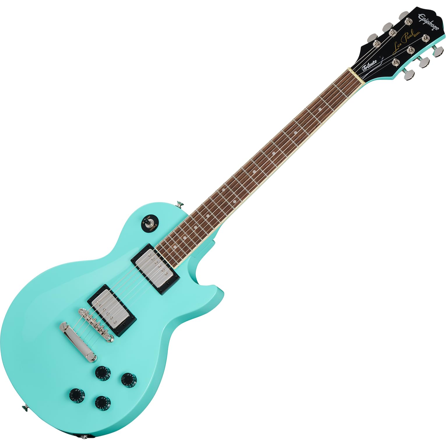 Epiphone Les Paul Tribute Electric Guitar - Aqua : Amazon.ca