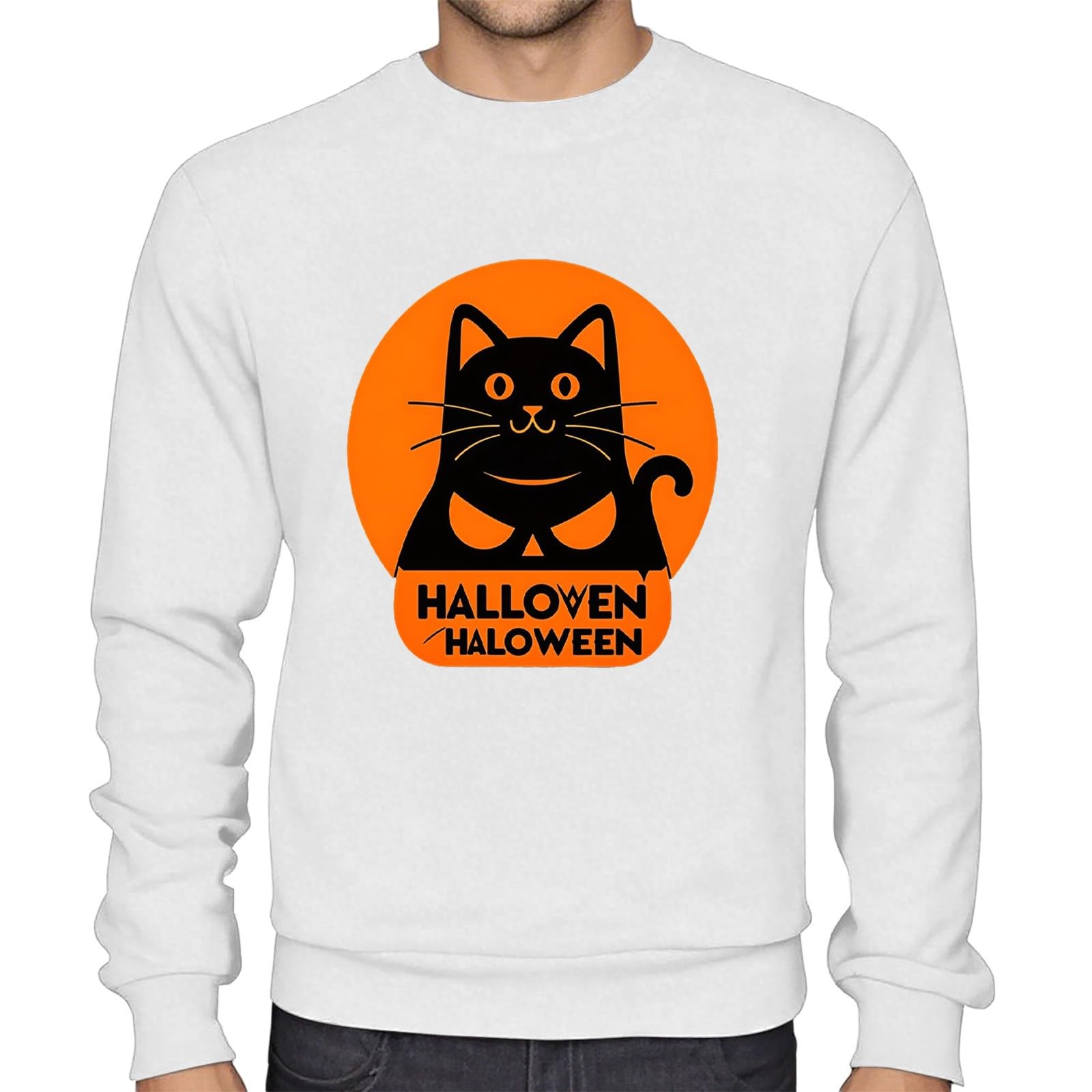 Ropa De Verano Hombre Sudadera Juvenil Informal, Sin Capucha Y con Estampado Halloween para Hombre, Moderna Elegante Camisa Roja Gimnasio Boxeo Top Deportivo Chaqueta Entretiempo
