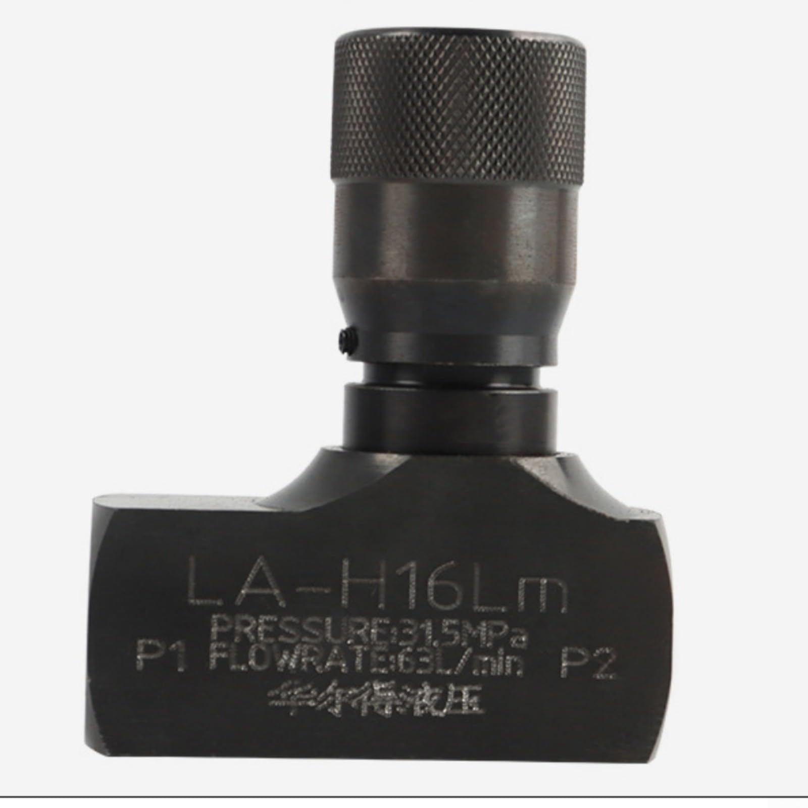 Vanne à aiguille hydraulique anti-fuite avec bouton de réglage précis 1/4