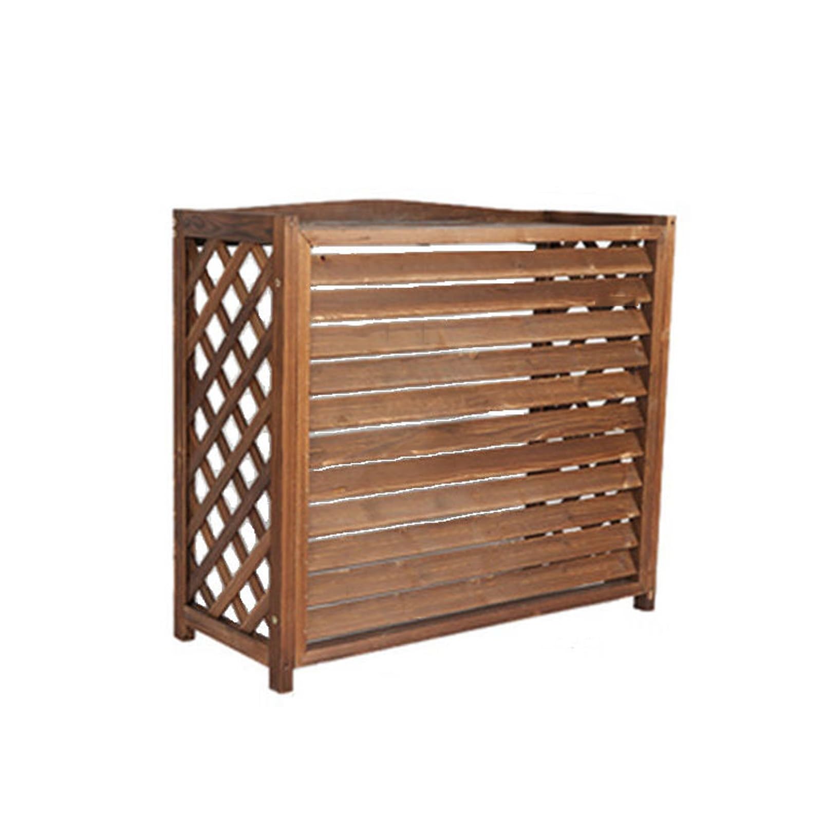 Lmvyuvlf One Color Ac Cover For Outside Unit, 31.8X11.8x28.3in,37.7X15.7x35in,41.3X18.5x31.4in,45.2X21.2x37.4in, Split Air Conditioner Covers, Louvered Air Conditioning Rack(81X30x72cm/31.8X11.8x28.3in)