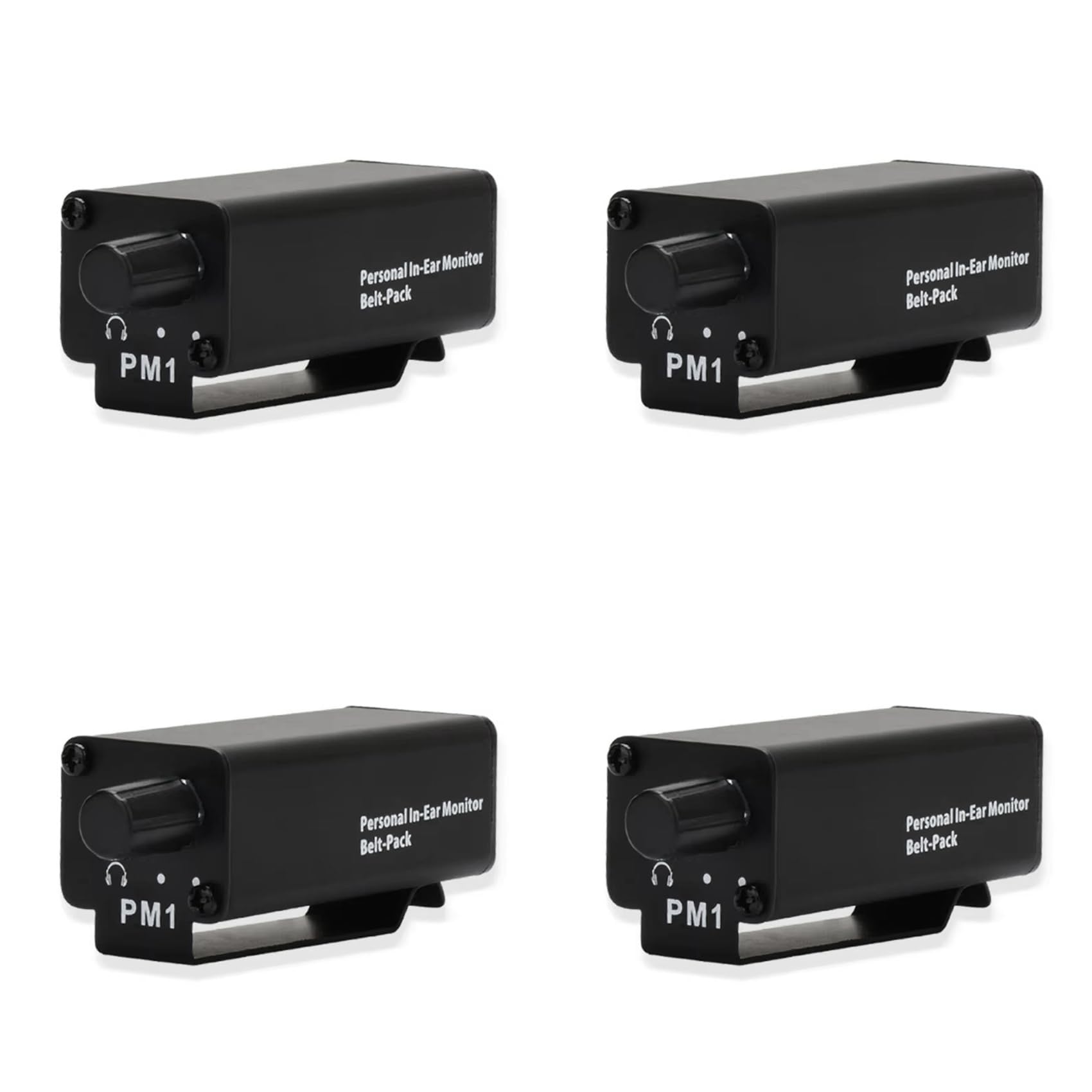 4X Mini Amplificatore per Cuffie XLR Professionale in-Ear Stereo Personale PM1 Amplificatore per Cuffie HiFi Portatile
