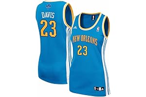 adidas Anthony Davis New Orleans Hornets NBA Women's Teal Replica Jersey