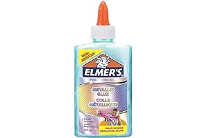 Elmer's Washable, Kid-Friendly Metallic Glue | Teal | 147 mL