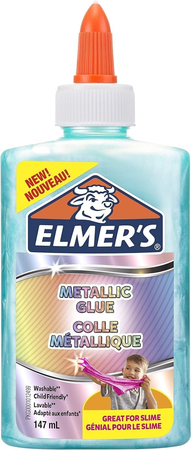 Elmer's 2109493 147 ml Metallic Liquid Glue, Teal