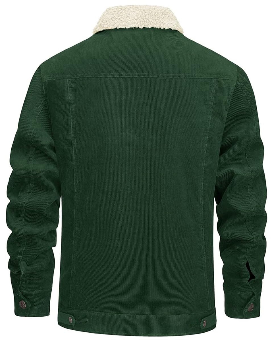 Amazon.com: Men's Jacket Winter Lined Corduroy Transition Jacket