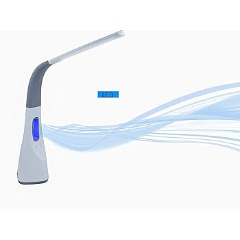 desk lamp with bladeless fan