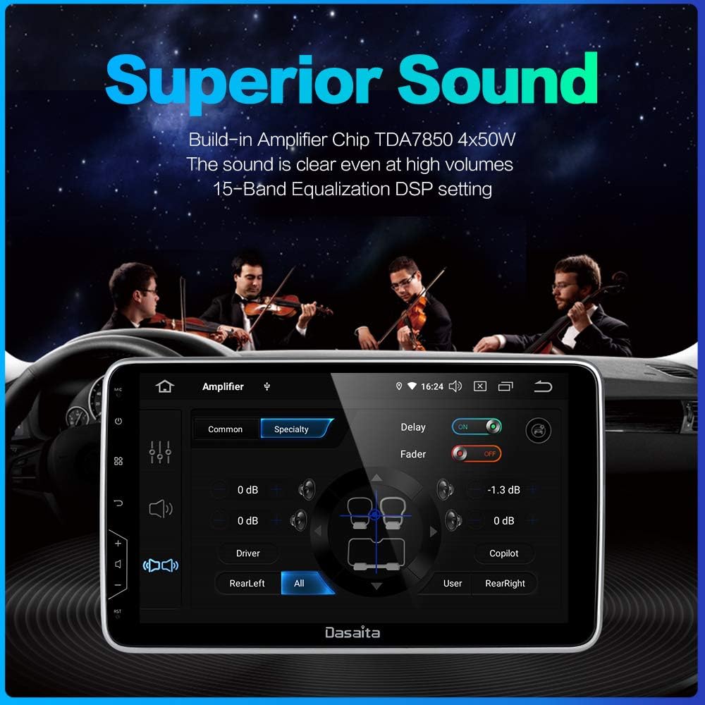 Lіmіtеd Stосk Dasaita 10 inch Rotatable Screen 2din Android 10.0 Car Stereo for Universal Radio Carplay Android Auto GPS DSP System 4G Ram 64G ROM 15Band EQ Navigation Multimedia Crеаtіvе Prоduсt Dasaita 10 inch Rotatable Screen 2din Android 10.0 Car Stereo for Universal Radio Carplay Android Auto GPS DSP System 4G Ram 64G ROM 15Band EQ Navigation Multimedia