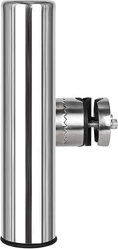 Miniatura 2 de Amarine Made 4pcs Rod Holders, Stainless Steel Fishing Rod Holder with Clamp on for Rails 7/8" to 1", Fishing Rod Holders for Boat