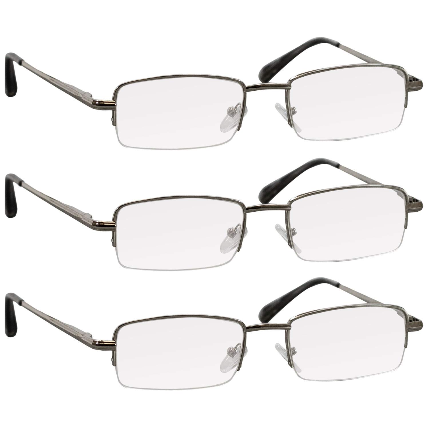 TruVision Readers 9509 Reading Glasses 1/3 PK, Men and Women +1.00-4.00