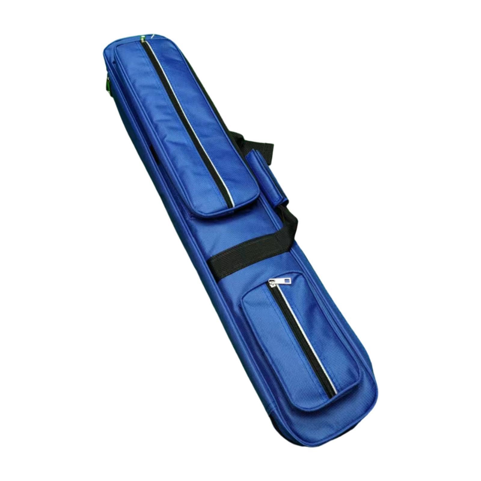 harayaa Pool Queue Tragetasche, Tragetasche mit Tragegurt, Praktische Pool Queue Tasche Aus Oxford Stoff, für Herren, Blau