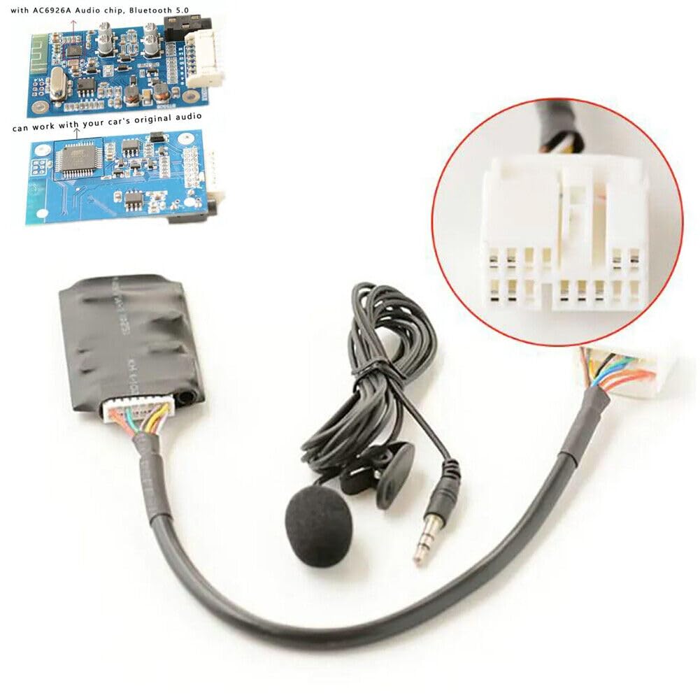 Bluetooth Interface Adapter Music Aux Module Compatible for Accord Compatible for Civic Compatible for Odyssey