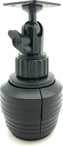 Miniatura 3 de Soporte para vasos de bebidas ELD de metal resistente compatible con radio satélite Ham CB Pro y todos los dispositivos de montaje universales de 2