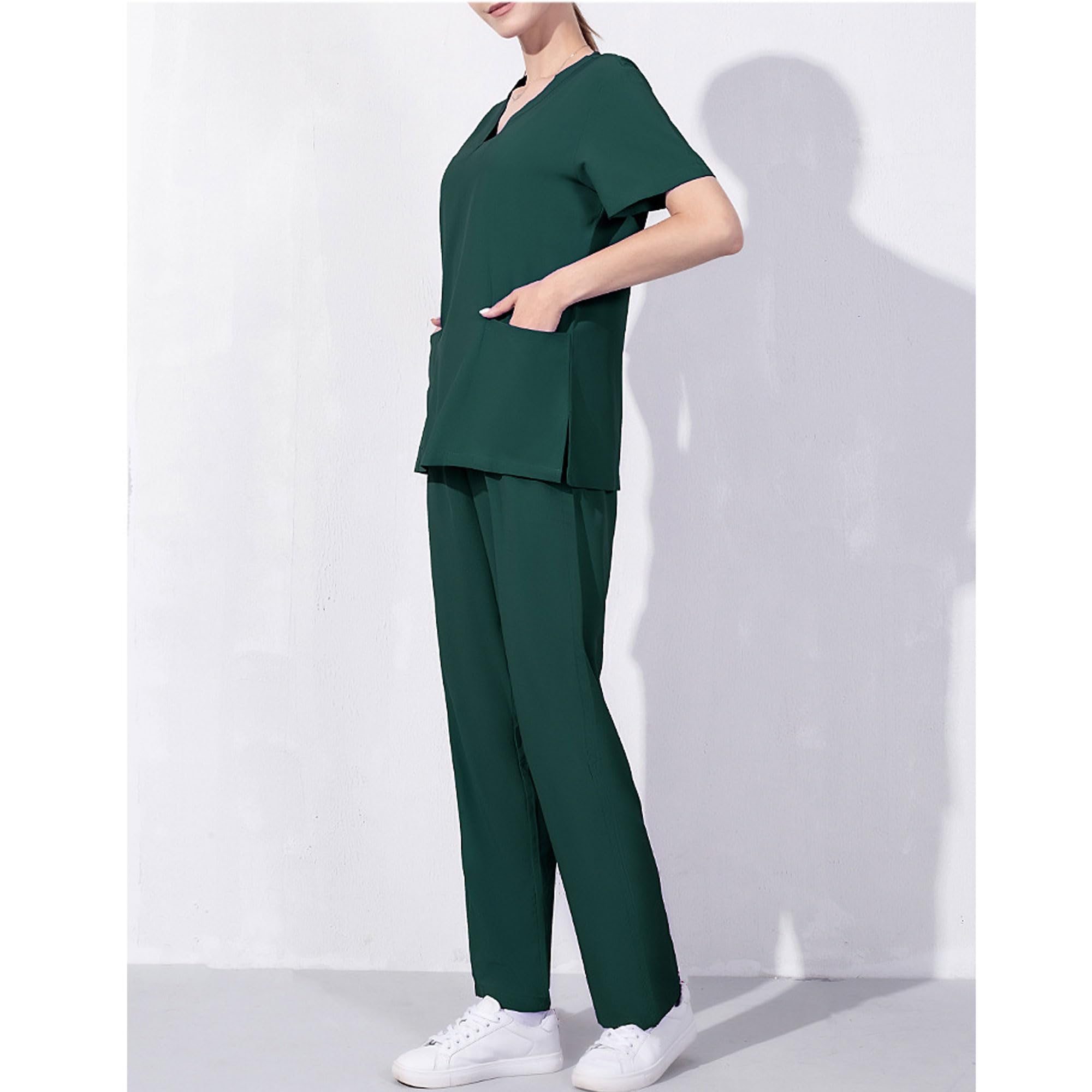 Scrubs Set Kombinezon pielęgniarski Cienki Wiosna i Lato Rozciągliwy Szybkoschnący Kombinezon