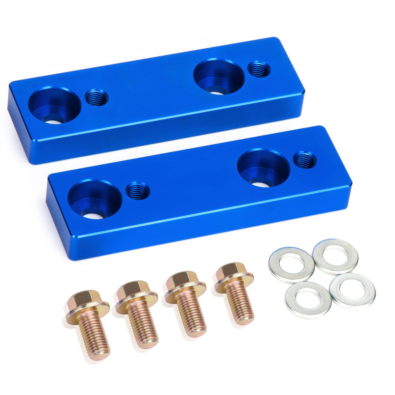 Dynofit Sway Bar Drop Brackets Kits For 2005-2021 Tacoma (2WD 4WD), 2003-2009 4Runner (2WD 4WD) and 2007-2009 FJ Cruiser (2WD 4WD), T6 Aircraft Billet Aluminum Liftcraft suspension lift (Blue)