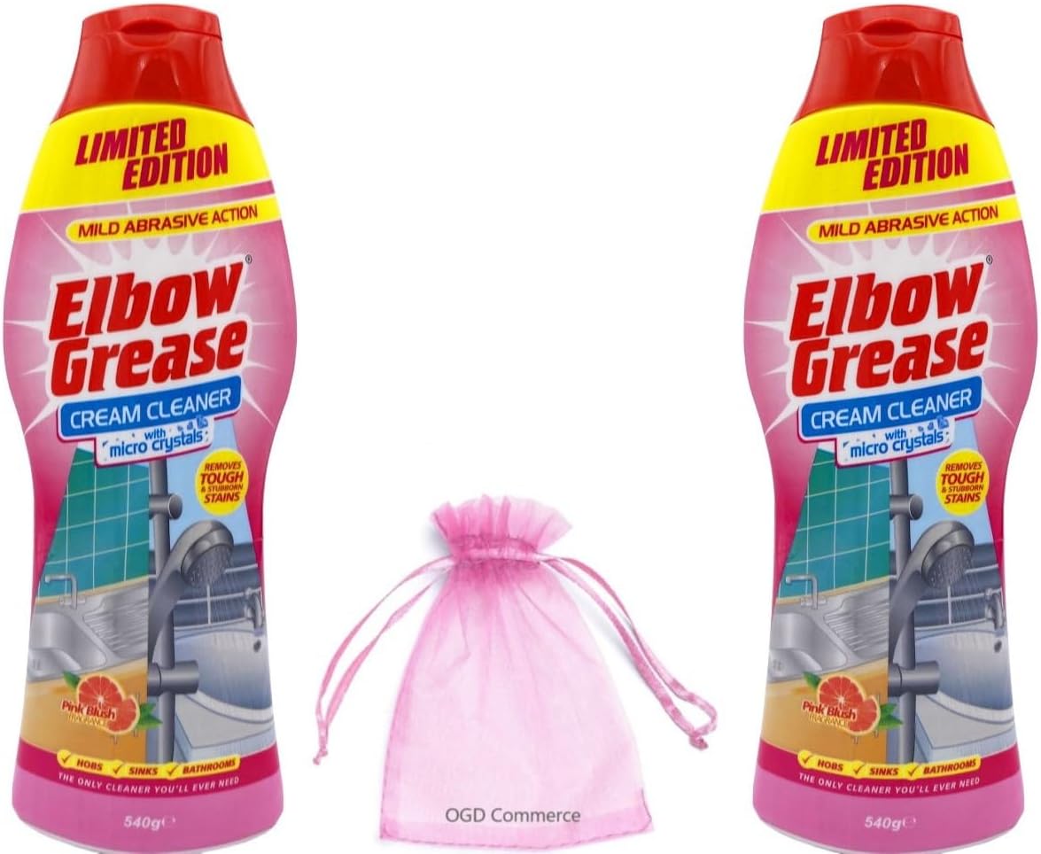 Elbow Grease Cream Cleaner with Micro Crystals, 540ml, Mild Abrasive