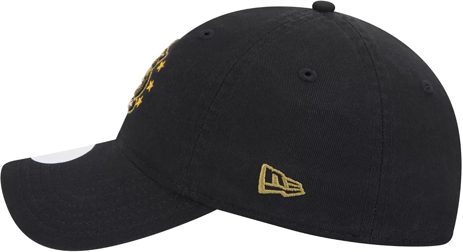 New Era Women's Armed Forces Day 2024 Relaxed Fit Adjustable Cap - MLB Ladies 9Twenty Black Baseball Dad Hat