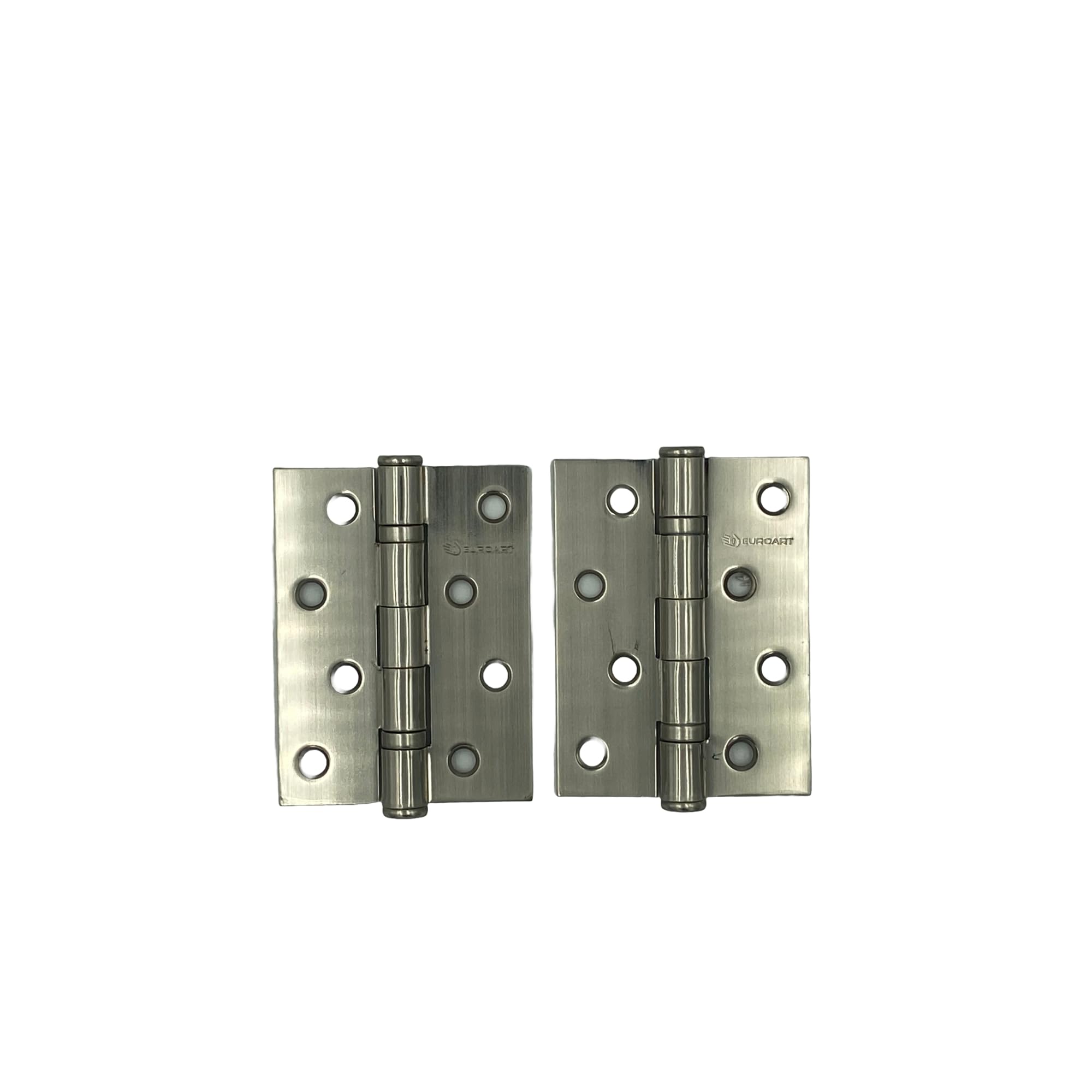 Durable 4 x 3 Inch (75mm) Ball Bearing Hinges for Wooden Doors. Available in Multiple Finishes (6, Polished Nickel)