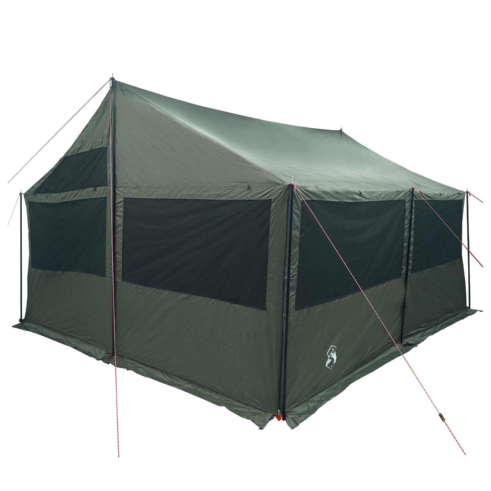 Tienda Familiar Verde 450 x 400 x 265 cm de Poliéster y Acero con Cubierta