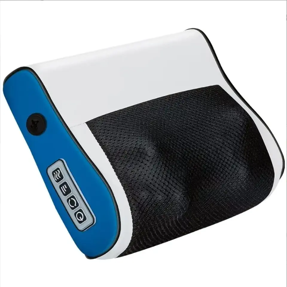 Massageador Shiatsu Elétrico Almofada Encosto Com Aquecimento Cervical Lombar Pés