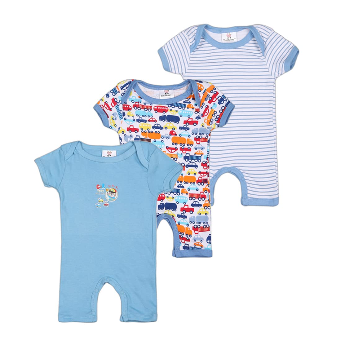POOJA BABY Cotton Baby Bodysuit Short Sleeve Half Romper Knee Lantgh Pack of 3 Soft & Comfortable for Kids Pack of 3 - Review, Price and Buying Guide