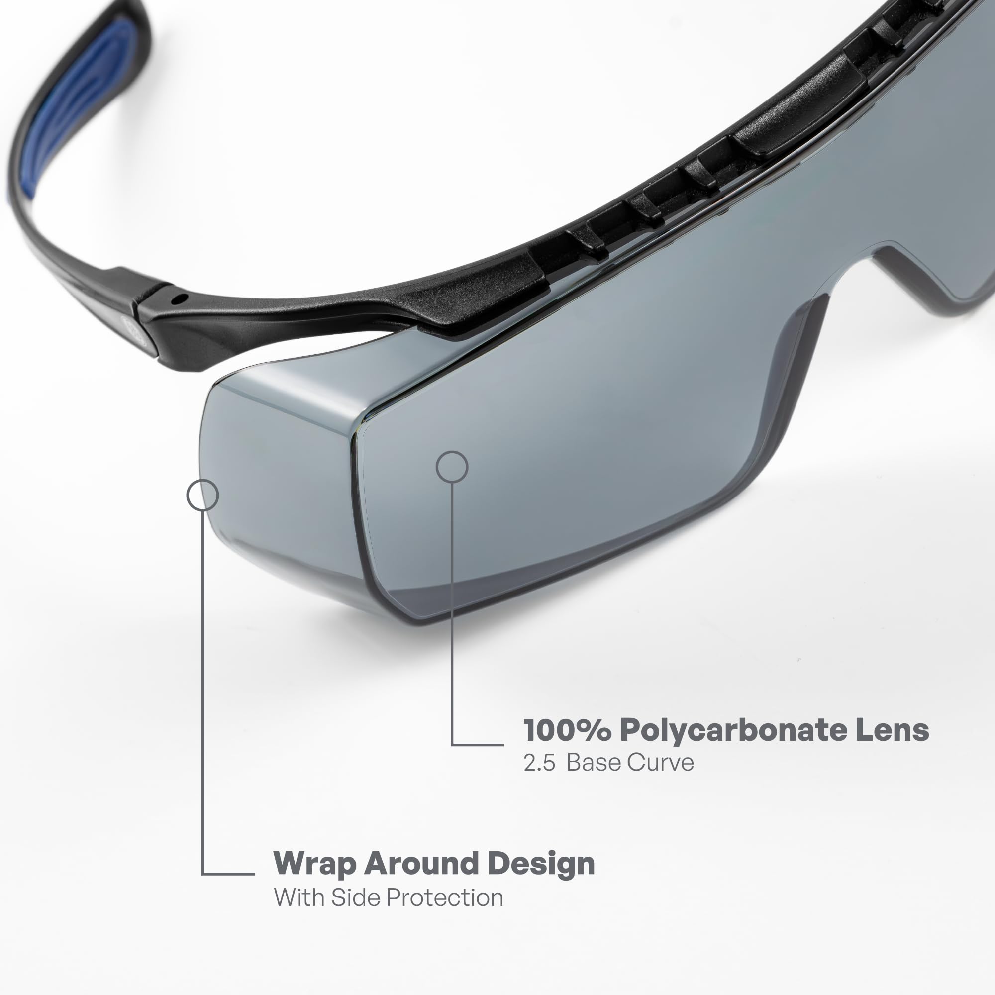 GE Over Glasses Safety Glasses - Prescription Eye Protection -2