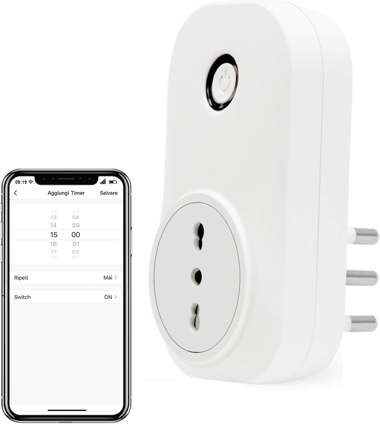 Interruttore intelligente per scaldabagno