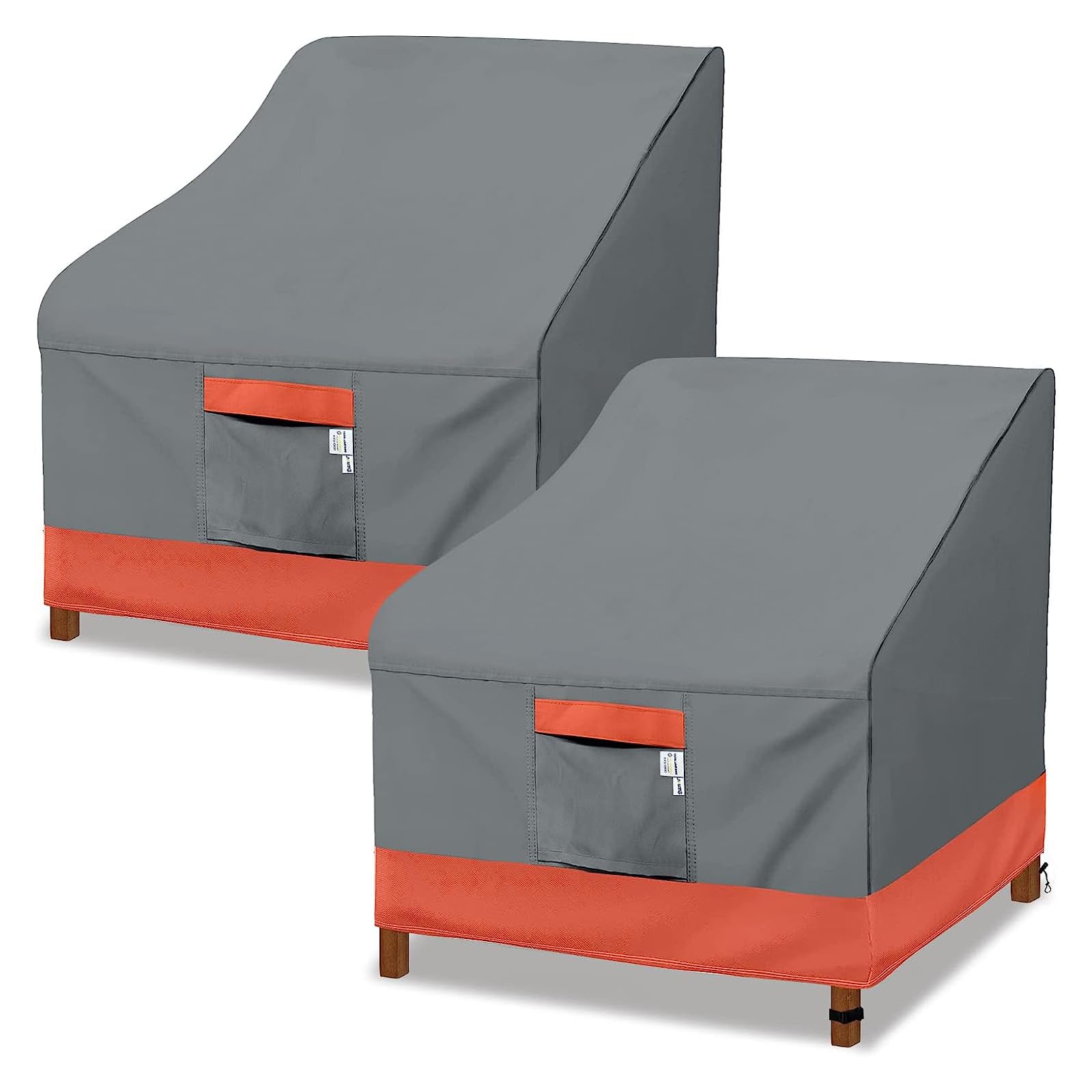 Outdoor Furniture Patio Chair Covers Waterproof Clearance, Outdoor Chair Covers for Patio Furniture, Lounge Deep Seat Cover, Lawn Furnitures Covers Fits up to 30W x 37D x 31H inches(2 Pack)