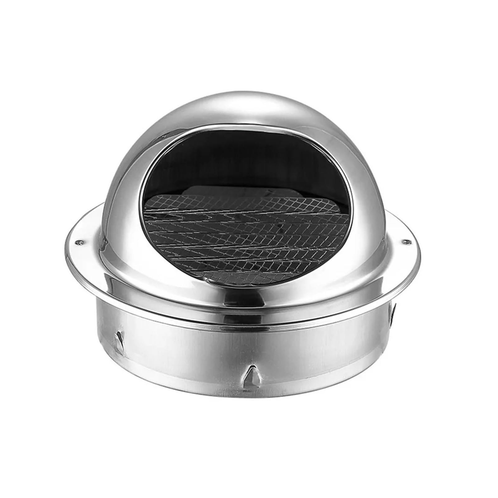 2pcs Exterior Wall Air Outlet Grille Round Heating Cooling Vent Cover Compatible with All Tumble Dryer Vents for Ventilation(150MM)