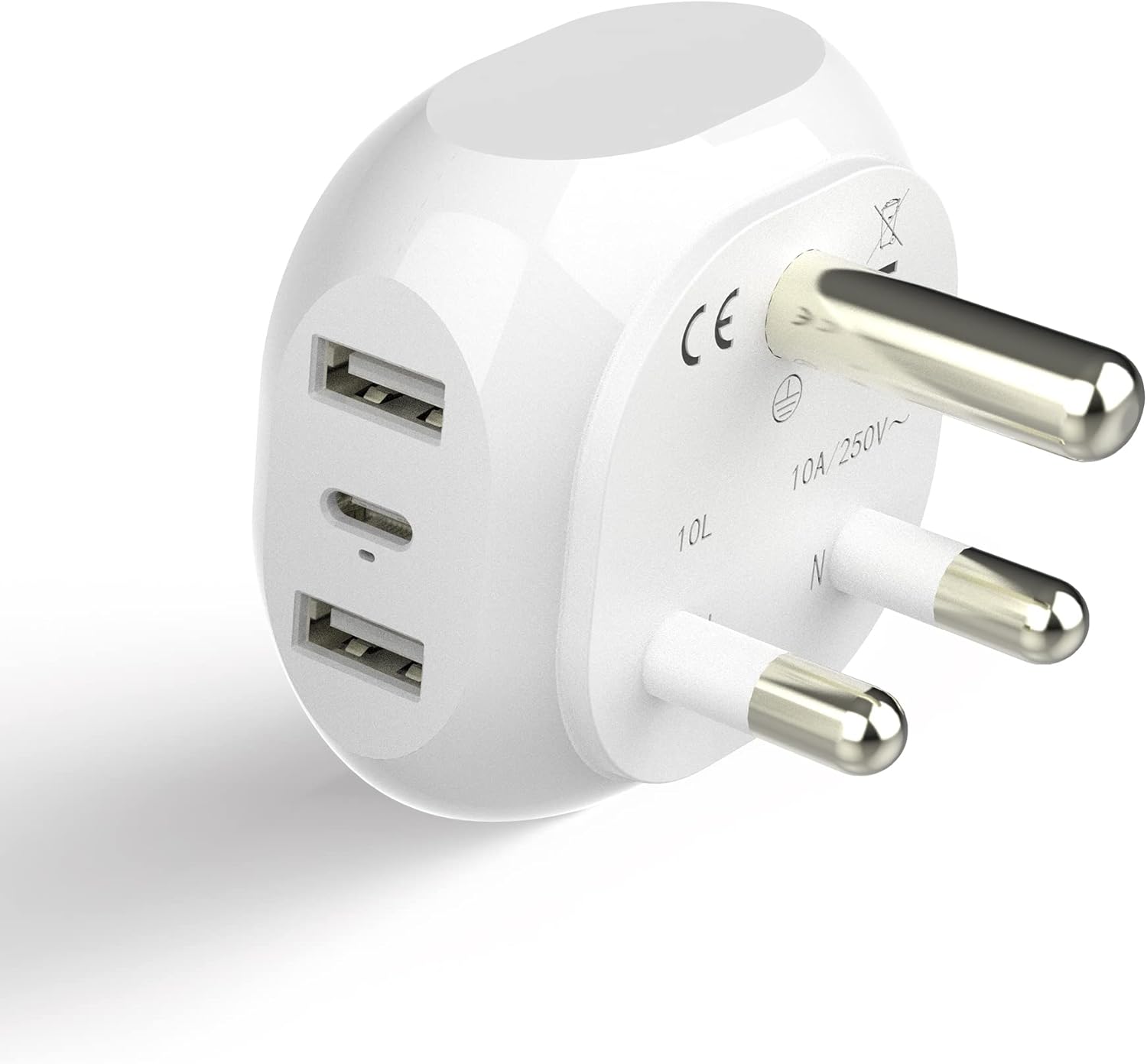 South Africa Travel Plug Adapter by Ceptics 5 Input with