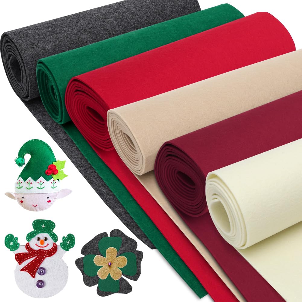 Rotolo Di Feltro Spesso 3mm 40x150cm - Tessuto Non Tessuto In Poliestere Per Fai Da Te, Cucito, Patchwork E Decorazioni (Grigio Scuro) - 3