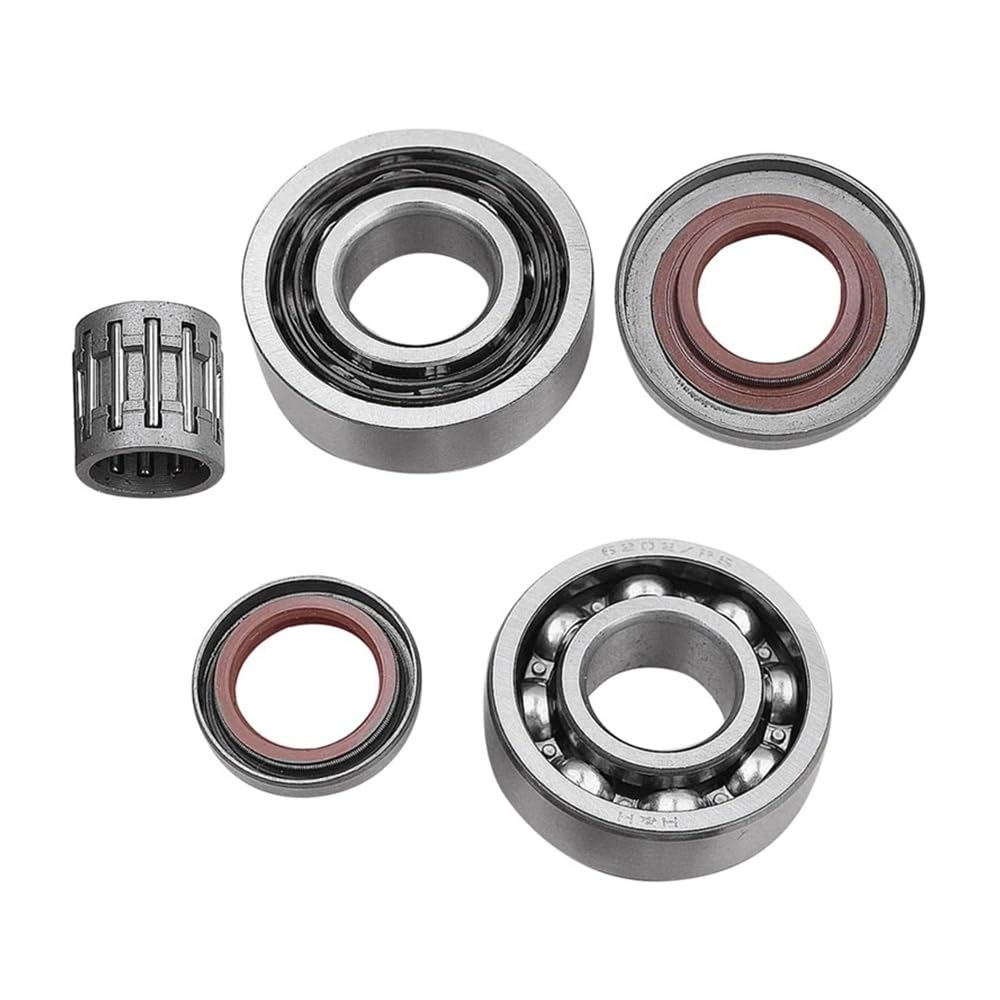Kit de Sellos de Aceite de cojinete de cigüeñal, Compatible con MS341 MS361 MS 341 361, repuestos de Motosierra #1135 030 0400 Piezas de Repuesto(Combo Kit)